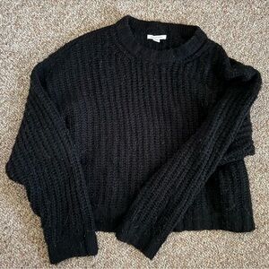 American Eagle Black Knit Sweater